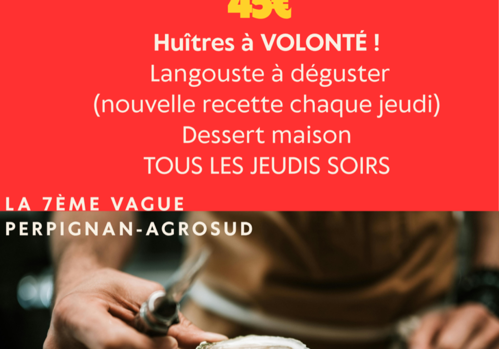 Affiche - Huîtres eT LANGOUSTE